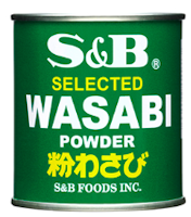 S&B - wasabi pulver i burk 30g