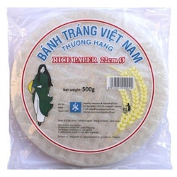 HS - Rispapper till vårrullar 22cm (rund) 500g