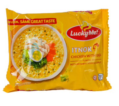 Lucky Me - Itnok Chicken With Egg Snabb Nudlar 50g