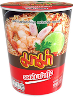 Mama - SnabbNudlar I Kopp Tom Yum Shrimp Smak 60g