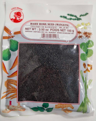 Cock Brand - Basilikafrön (Mangluk, hairy basil seed) 100g