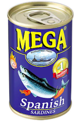 Mega - Spanish sardines 155g