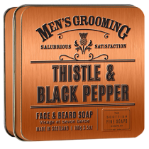 Thistle & Black Pepper Skägg- och ansiktstvål - The Scottish Fine Soaps