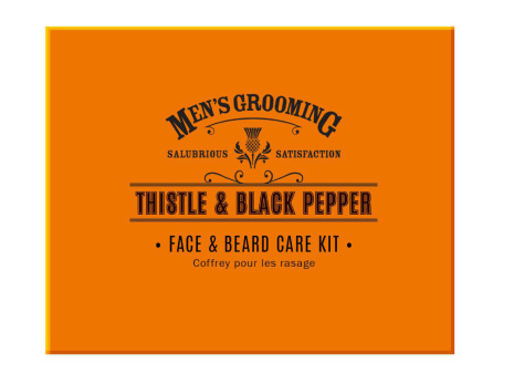 Thistle & Black Pepper Ansikts- och skäggvårdskit - The Scottish Fine Soaps