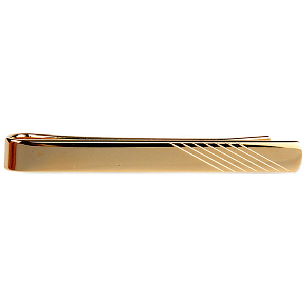 Lång slipsnål - Guld - 55mm
