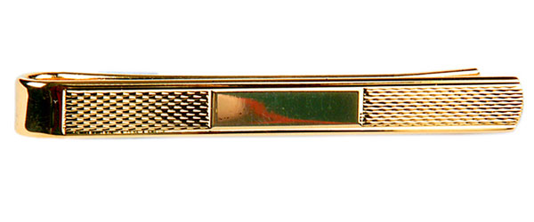 Lång slipsnål - Guld - 55mm