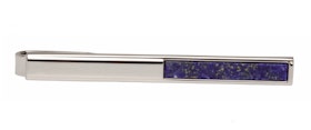 Slipsnål - Silver och Lapis Lazuli - 50mm