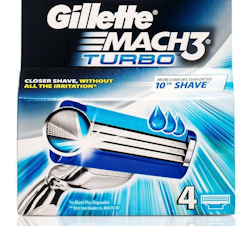 Rakblad - Gillette Mach3 Turbo 4-p