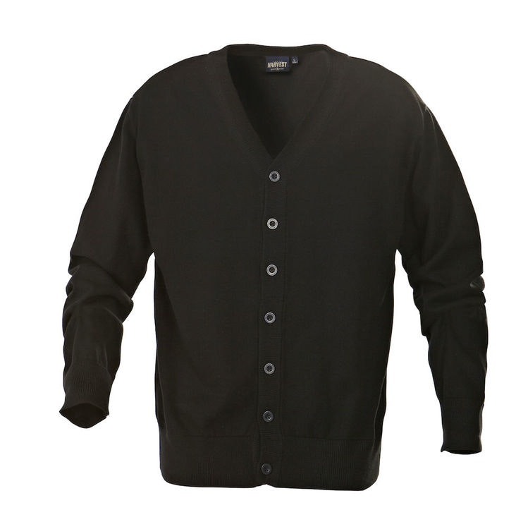 Svart Cardigan James Harvest Knowille