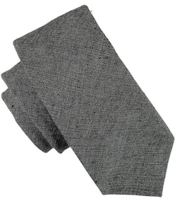 Enfärgad mörkgrå slips 7cm - Atlas Design