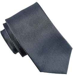 Mönstrad blå slips 7cm - Atlas Design