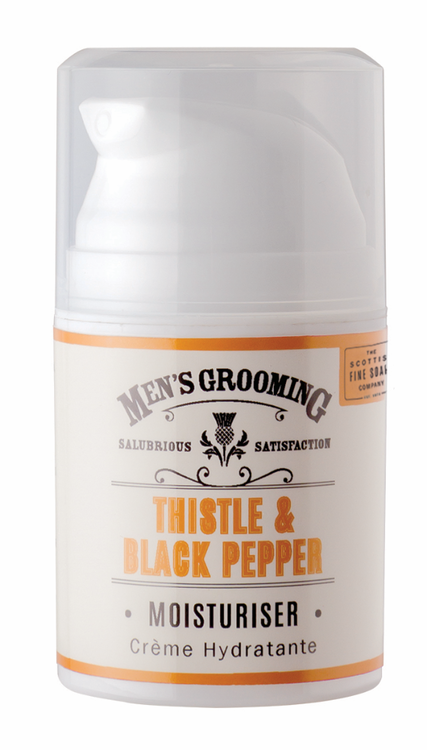Thistle & Black Pepper Moisturiser 50ml - The Scottish Fine Soaps
