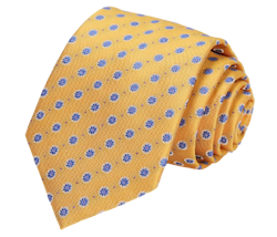 Mönstrad slips med näsduk