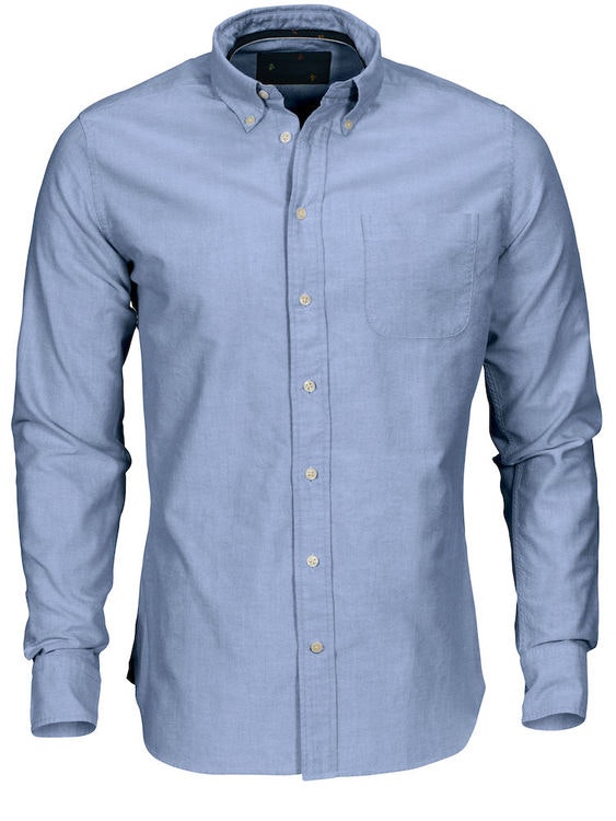 Ljusblå Oxford skjorta J. Harvest & Frost - Gentlemens Selection