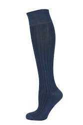 Navy ribbad knästrumpa - MySocks