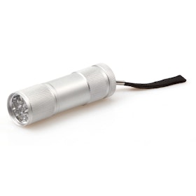 Silver LED ficklampa