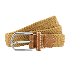 Belt braided stretch - Camel - Asquith&amp;Fox