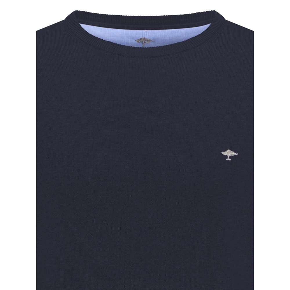 Rundhalsad tröja - Navy -  Fynch-Hatton