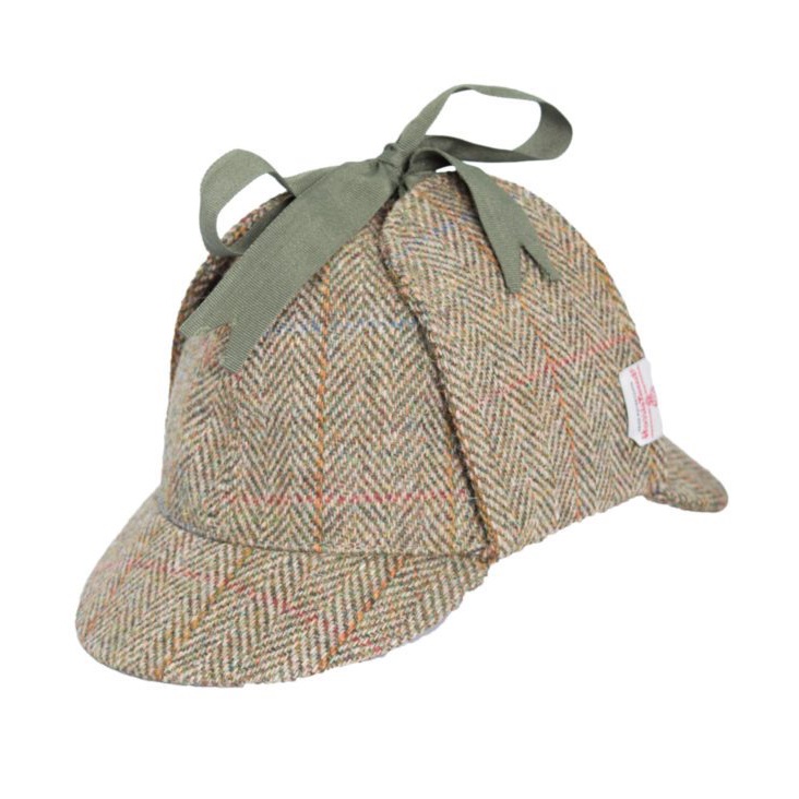 Harris Tweed Watson Deerstalker Hat