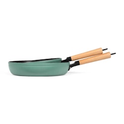 Set of 2 frying pans Green - Livoo