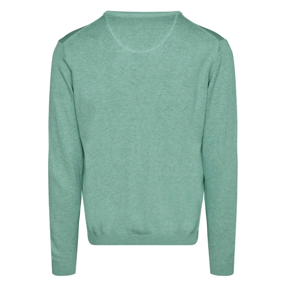 Crew neck sweater - Spring Green - Fynch-Hatton