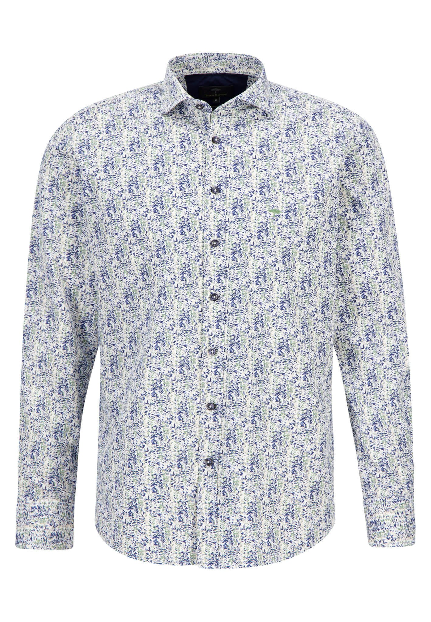 Patterned shirt - Navy - Fynch-Hatton