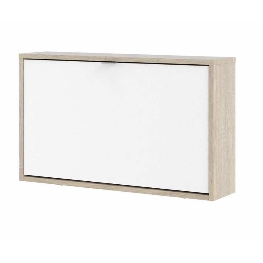 Shoe cabinet white/oak - Tvilum