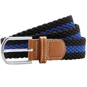 Belt black/blue braided stretch - Asquith&amp;Fox