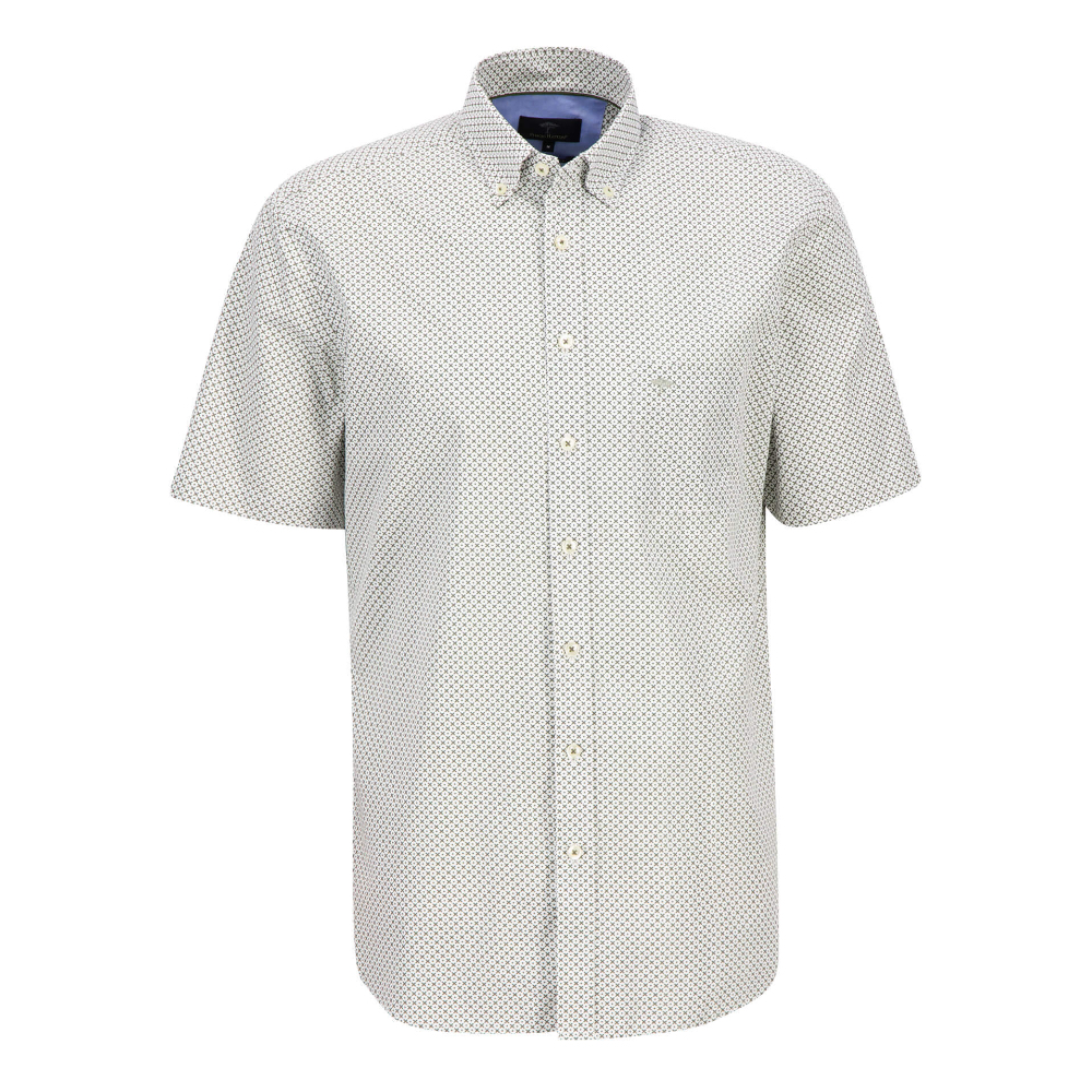 Short Sleeve Shirt - Dusty Olive - Fynch-Hatton