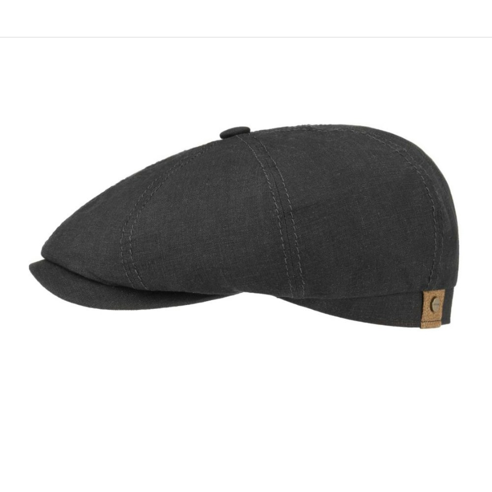 Cap Newsboy Linen - Black - Stetson