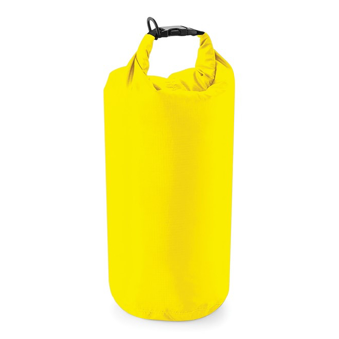 Vattentät packpåse 5 liter: Gul