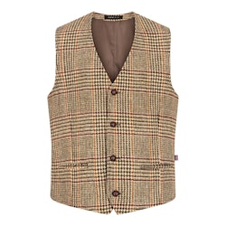 Harris Tweed Waistcoat - Dessert Tan