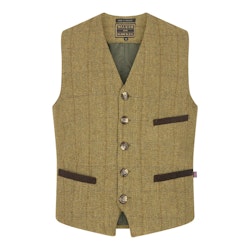 Tweed väst Teflon-Light Green