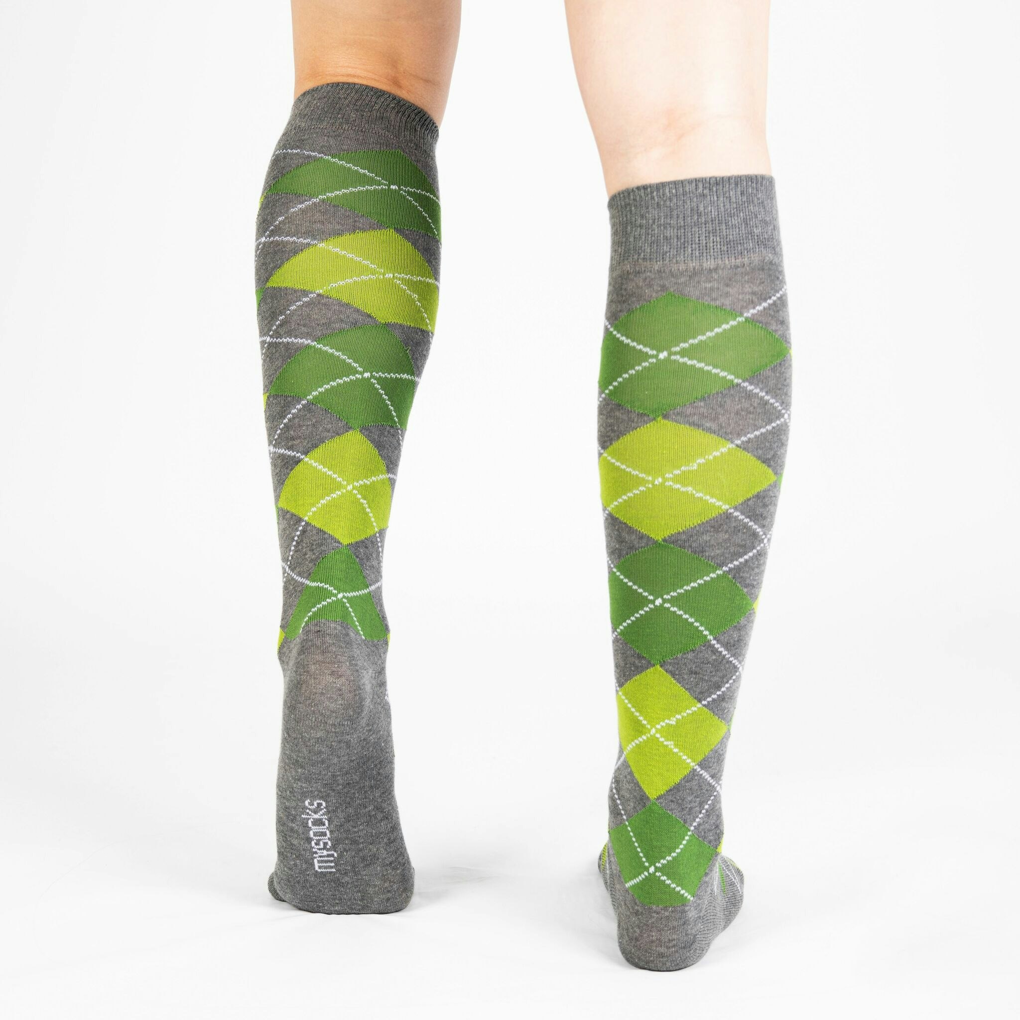 Knästrumpa argyle - MySocks