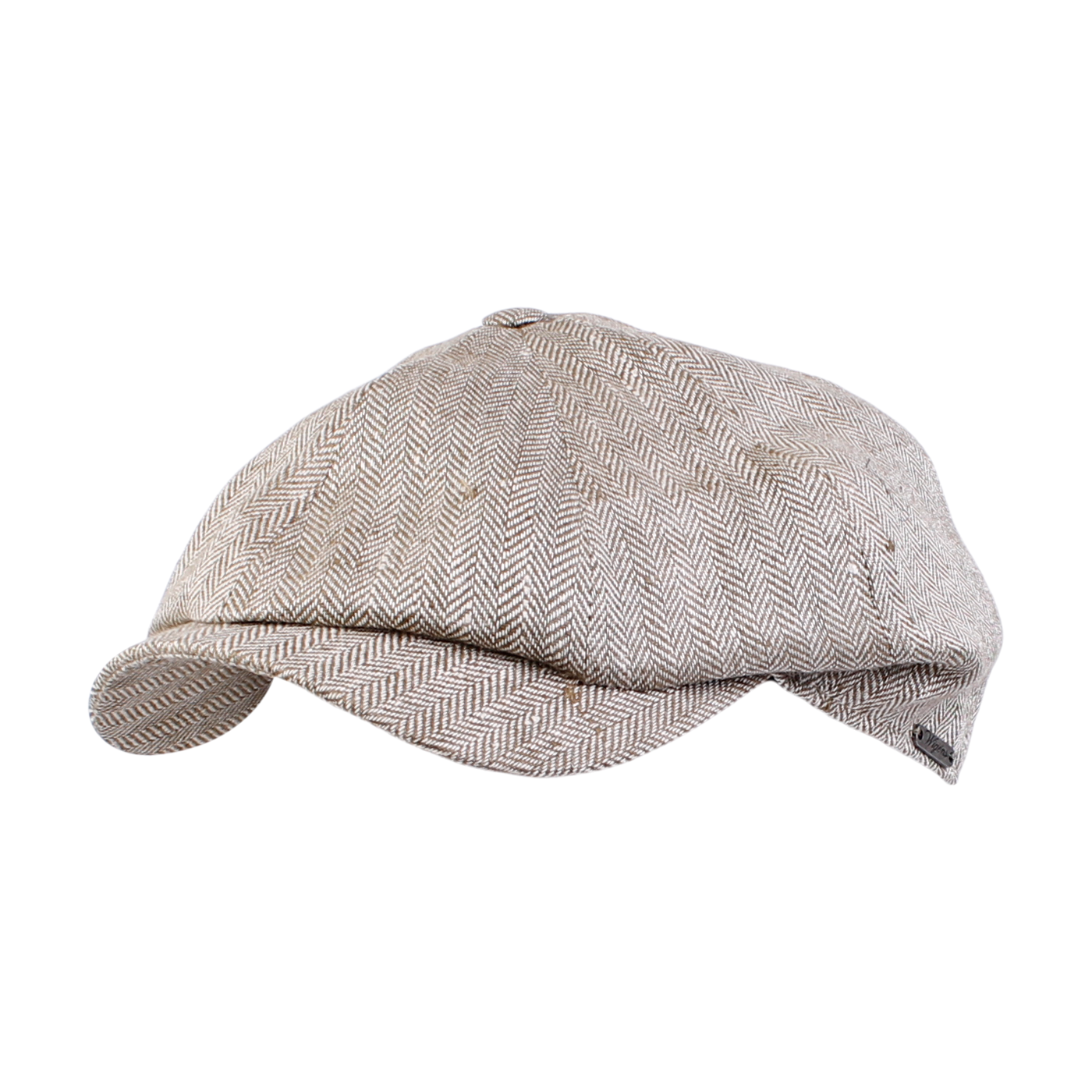 Newsboy Classic Cap Herringbone Olive - Wigéns