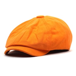 Enfärgad Orange Newsboy keps