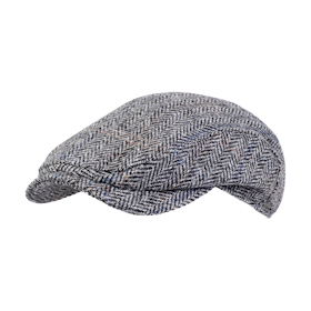 Ivy Contemporary Cap Grey - Harris Tweed