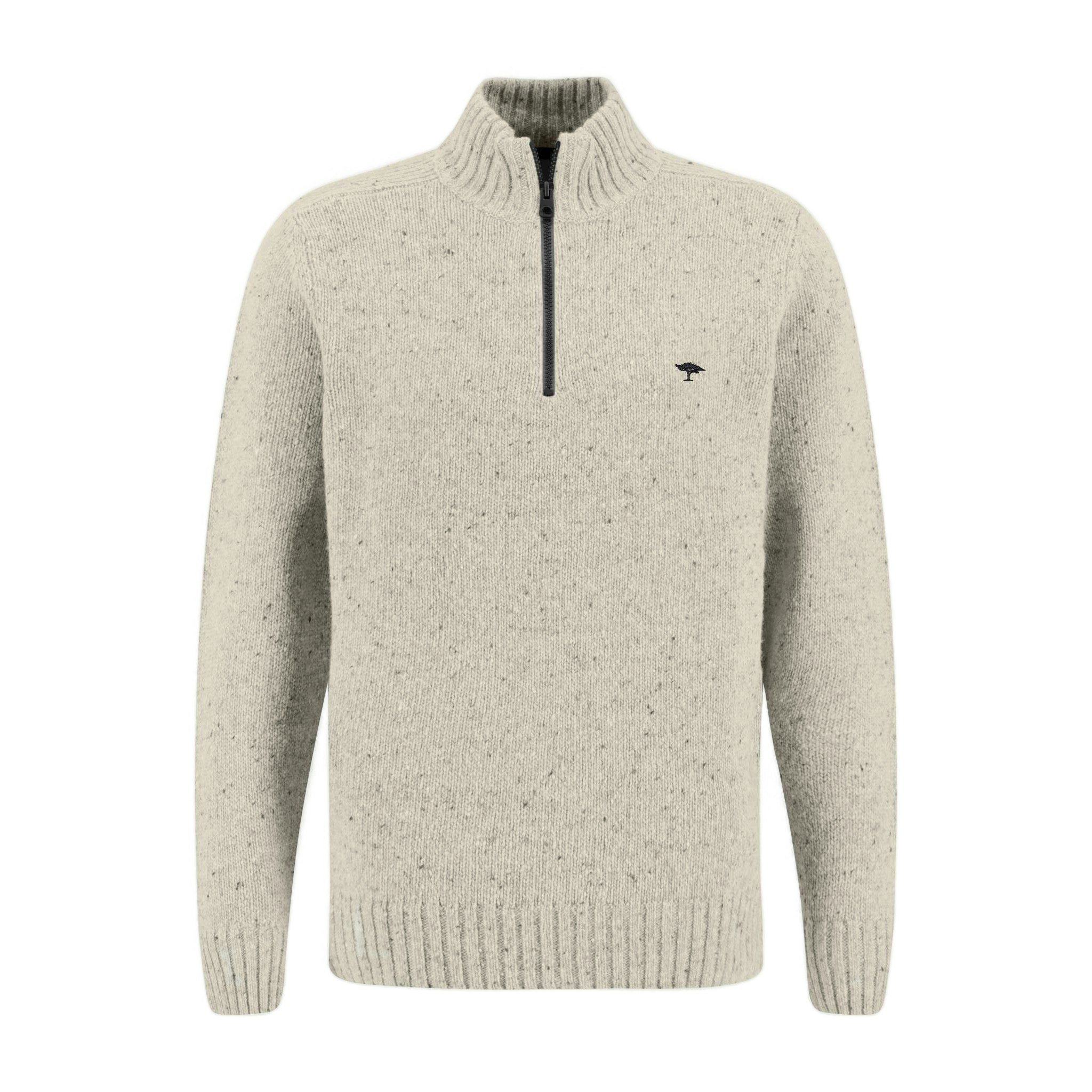 Pullover 1/4 zip Offwhite -  Fynch-Hatton