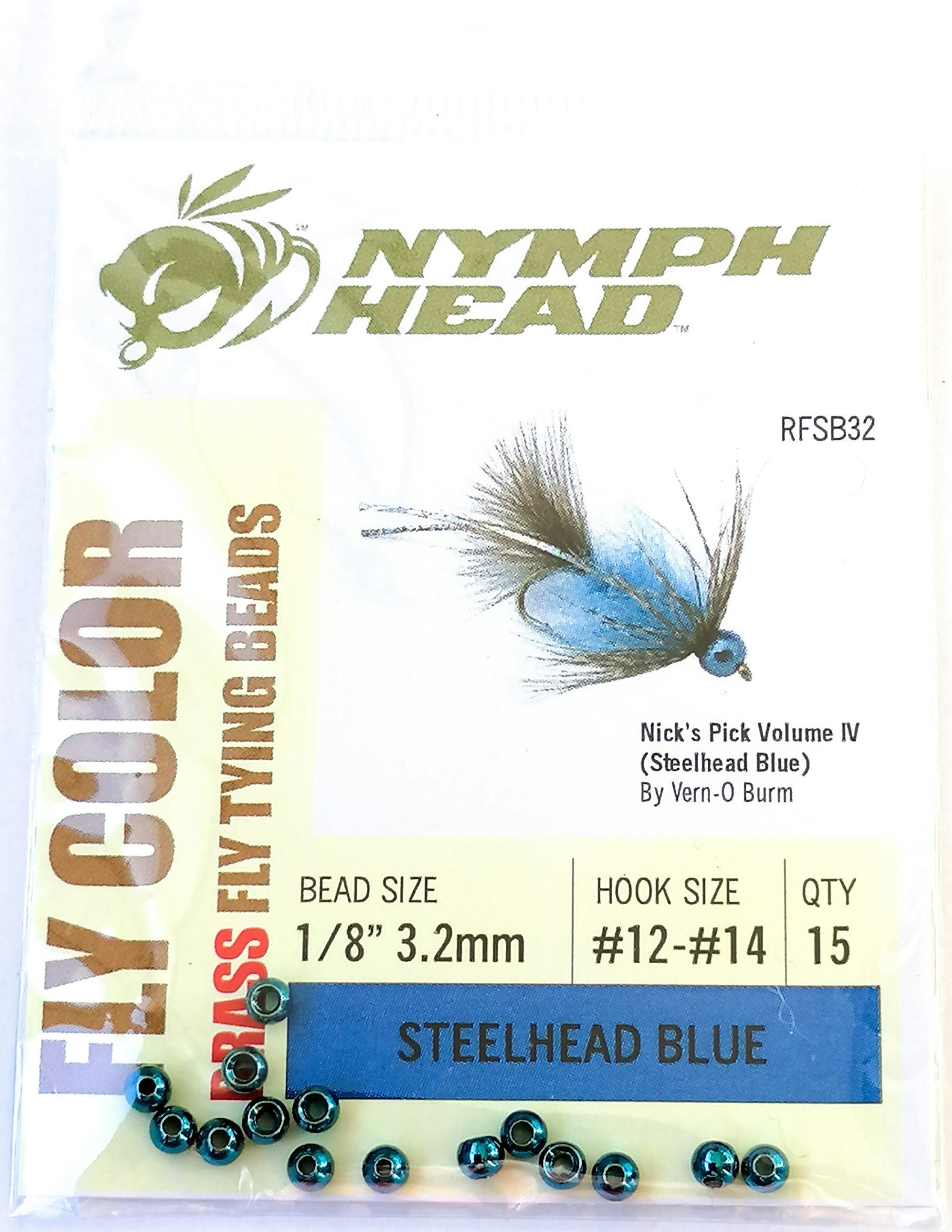 Bead Head Brass Steelhead Blue