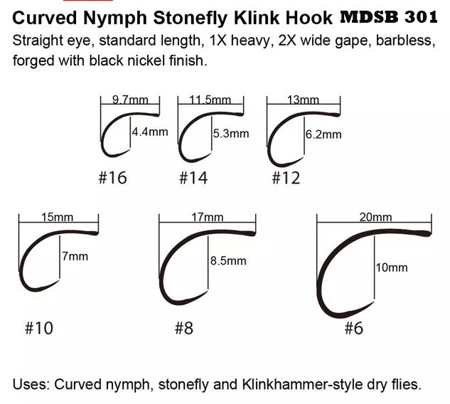 Mosquito MDSB 301 Curved Hook