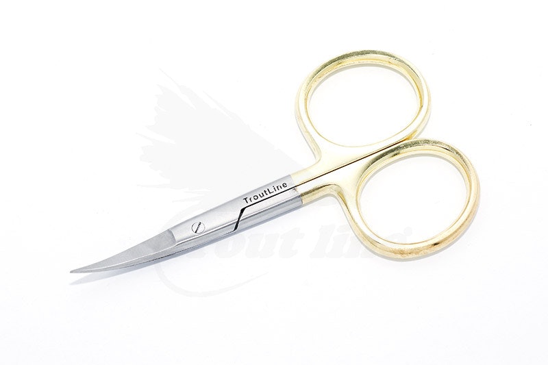 Troutline Classic Curved Scissor with Large Eyes Handle
