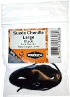 Suede Chenille Large Black