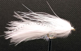Wolly Bugger White #10