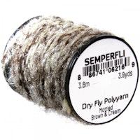 Semperfli Dry Fly Polyyarn Brown & Cream
