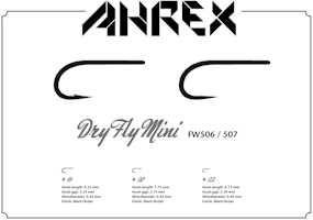 Ahrex FW 507 Dry Fly Mini Barbless #18