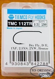 TIEMCO 112 TROUT DRY FLY, EXTRA WIDE