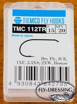 TIEMCO 112 TROUT DRY FLY, EXTRA WIDE