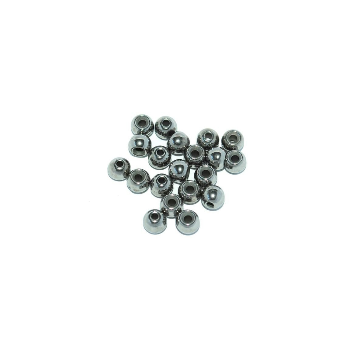 Bead Head Skallar Black Nickel