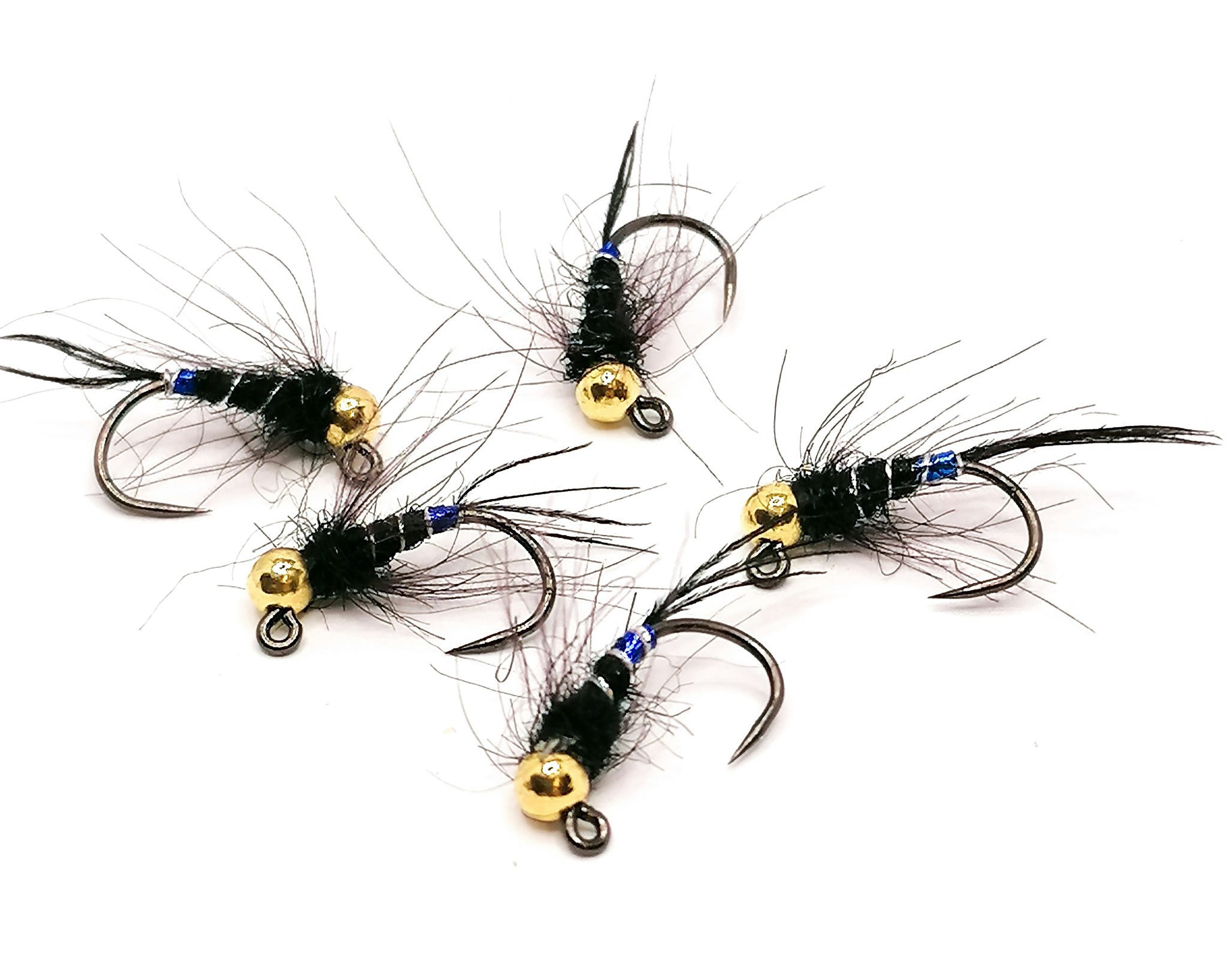 Black Gnat Euronymph Tungstenshuvud #14
