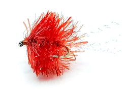 Blob Fly Fl. Red Jelly Flashtail #12